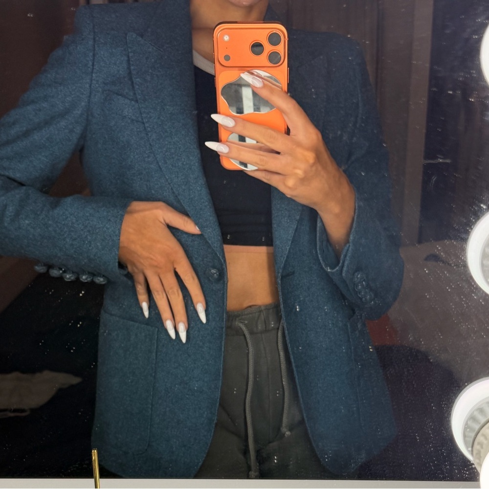 Gucci Elegant Blue TWEED BLAZER SIZE 42 PERFECT CONDITION SPORTS COAT - Picture 4 of 15